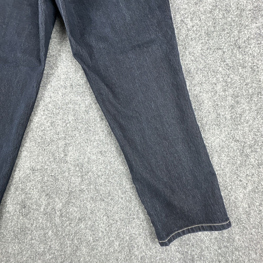 Gloria Vanderbilt Amanda Straight Leg Womens Size 16W Dark Wash Blue Denim Jeans - Picture 14 of 16